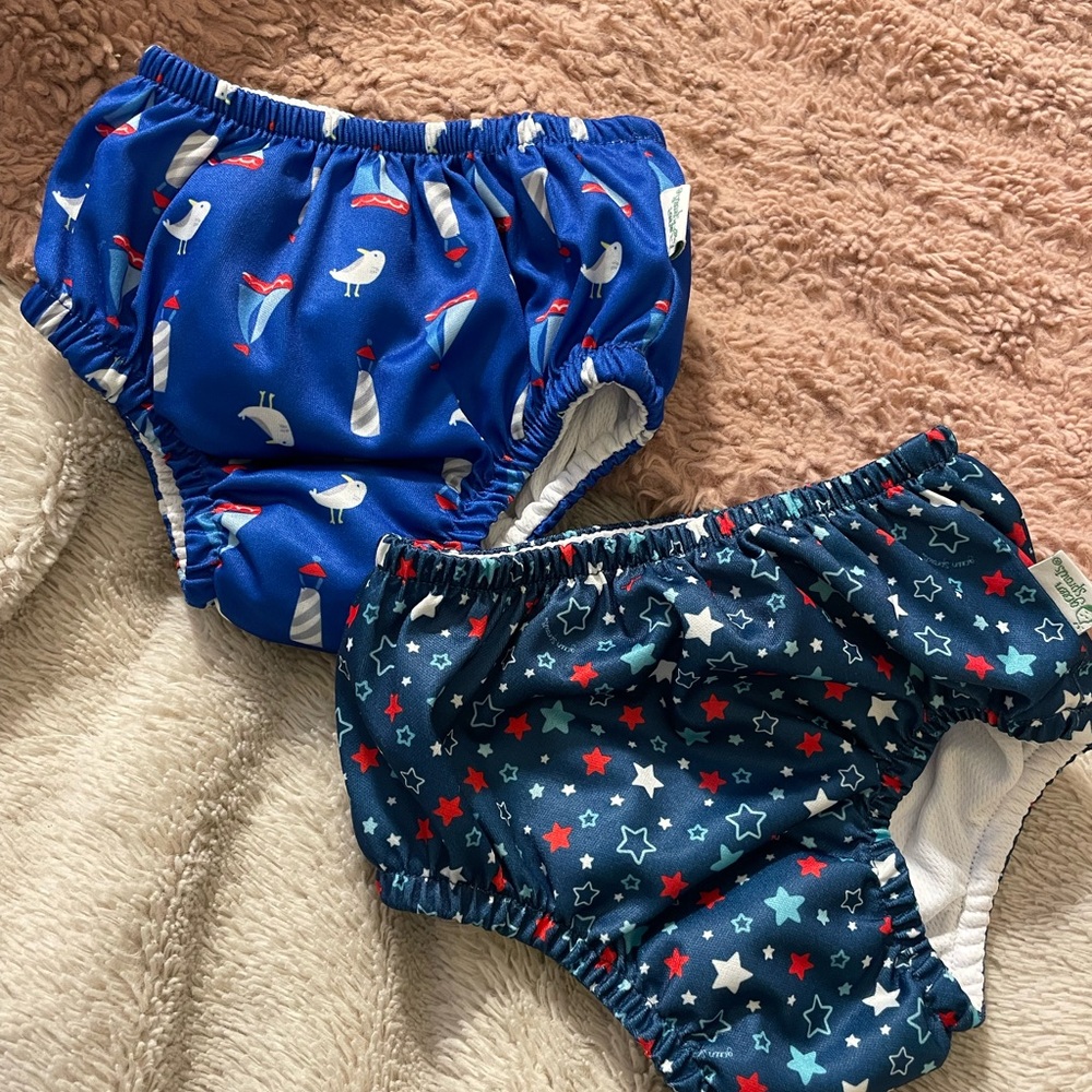 NWOT Green Sprouts Reusable Adorable Swim Diapers!
